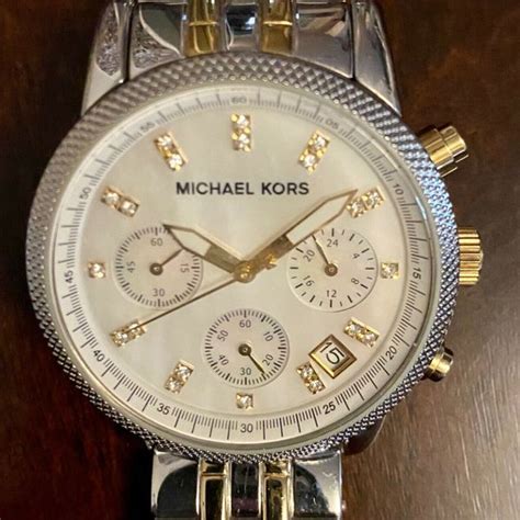 michael kors watch women's two tone bracelet 38mm mk5057|corey watch 38mm.